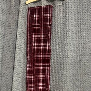 Red Plaid Scarf